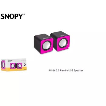 Snopy SN-66 6W 1+1 Speaker Pembe