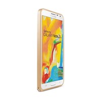Microsonic Samsung Galaxy Note 3 Neo Thin Metal Bumper Çerçeve Kılıf Altın Sarısı