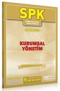 SPK 1018 Kurumsal Yönetim Karacan Yayınları (ISBN: 9786053300663)