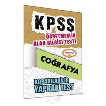 KPSS ÖABT Coğrafya Öğretmenlik Alan Bilgisi Testi Yaprak Test (ISBN: 9786059031943)
