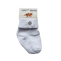 Mini Damla 4740 İncili Bebek Çorabı Beyaz 31638096