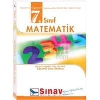 7.Sınıf Matematik Çözümlü Soru Bankası (ISBN: 9786054044228)