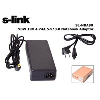 S-Link Sl-Nba90 90W 19V 4.74A 5.5*3.0 Samsung Notebook Standart Adaptör