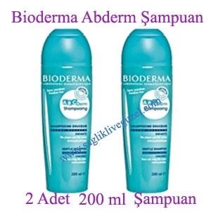 Bioderma Abcderm Gentle Shampoo 200 ml 2 Adet