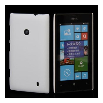 Microsonic Rubber Nokia Lumia 525 Kılıf Beyaz