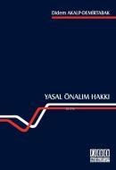 Yasal Önalım Hakkı (ISBN: 9786055865863)