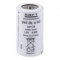 Saft VNT D Size U-HC 1.2V 4200 Mah Ni-Cd Pil