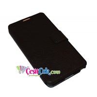 Samsung Galaxy Note 3 Standlı Flip Cover Kılıf Siyah