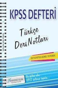 KPSS Türkçe Ders Notları X Yayınları 2016 (ISBN: 9786059083430)