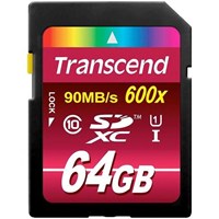 Transcend 64GB 600X 90MB/sn