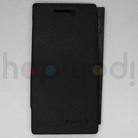 Sony Xperia S LT26i Kılıf Flip Cover Siyah