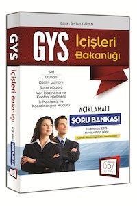GYS İçişleri Bakanlığı Açıklamalı Soru Bankası (ISBN: 9786059875288)