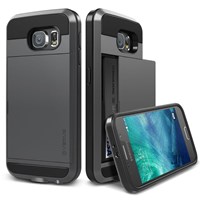 Verus Samsung Galaxy S6 Case Damda Slide Series Kılıf - Renk : Steel Silver