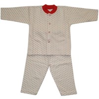 Sebi Bebe 51048 Bebek Pijama Takımı Kar Damlası Kırmızı 9-12 Ay (74-80 Cm) 21221676