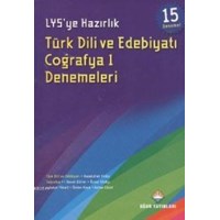 LYS Türk Dili ve Edebiyatı Coğrafya1 Denemeleri (15 Deneme) (ISBN: 9786054333769)