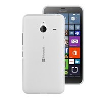 Microsonic Microsoft Lumia 640 Xl Kılıf Transparent Soft Beyaz