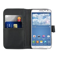 Microsonic Cüzdanlı Deri Kılıf - Samsung Galaxy Note 3 Neo Siyah