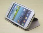 Samsung Galaxy S3 Standlı Kılıf Beyaz