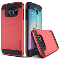 Verus Samsung Galaxy S6 Edge Case Verge Series Kılıf - Renk : Crimson Red