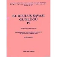 Kurtuluş Savaşı Günlüğü IV (ISBN: 9789751608171)