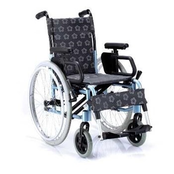 Çiçekli Manuel Tekerlekli Sandalye