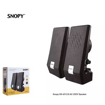 Snopy SN-611 6W 1+1 Speaker Siyah