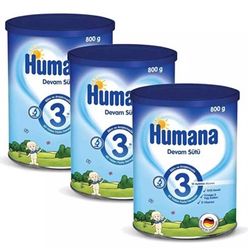 Humana 1 0-6 Ay 3x800 gr Çoklu Paket Bebek Sütü