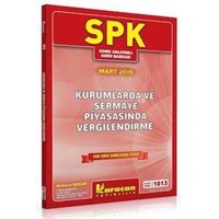 SPK 1013 Kurumlarda ve Sermaye Piyasasında Vergilendirme Karacan Yayınları (ISBN: 9786053300618)
