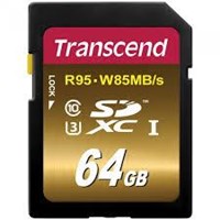 Transcend 64GB UHS-I U3 Hafıza Kartı