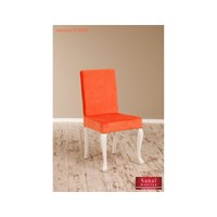 Sanal Mobilya Simay Demonte Sandalye Beyaz - Turuncu V-329 25341745
