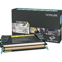 Lexmark C736-X736-X738 10k Sarı Toner