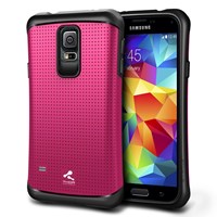 Verus Samsung Galaxy S5 Case Thor Series Kılıf HARD DROP - Renk : Hot Pink