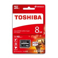 TOSHIBA 8GB MSD CARD CL10 Exceria (SD Adaptörlü)