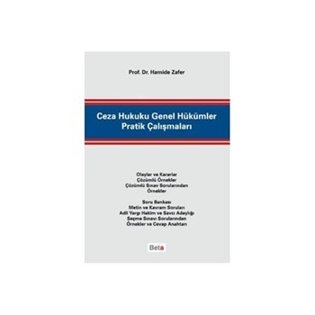 Ceza Hukuku Genel Hükümler Pratik Çalışmaları (ISBN: 9786053777618)