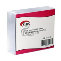 ELBA QD-521.01B 1Lİ Şeffaf 5,2mm Slim CD Case