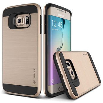 Verus Samsung Galaxy S6 Edge Case Verge Series Kılıf - Renk : Shine Gold