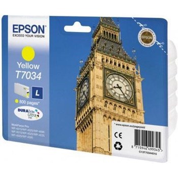 Epson T7034 Wp4015-4025-4515 Yellow Kartuş (800syf