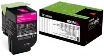 Lexmark CX310 Toner, Lexmark CX410 Toner, Lexmark CX510 Toner, Lexmark 808M Toner, Kırmızı Muadil Toner