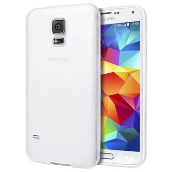 Microsonic Dot Style Silikon Samsung Galaxy S5 Kılıf Beyaz