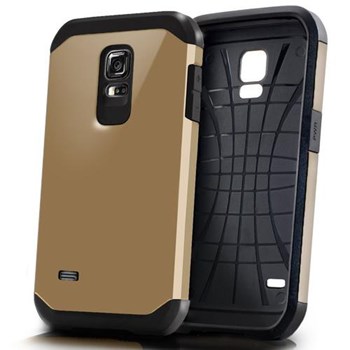 Microsonic Slim Fit Dual Layer Armor Samsung Galaxy S5 Mini Kılıf Sarı