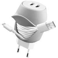 Twister Seyahat 2.1A Micro USB Şarj Cihazı Beyaz