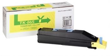 Kyocera Mita TK 865 Toner, Taskalfa 250ci Toner, Taskalfa 300ci Toner, Muadil Sarı Toner