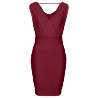 Bonprix Vücut Şekillendiren Elbise - Kırmızı 27538121