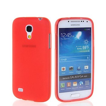Soft TPU Galaxy S4 Mini Slikon Kırmızı Kılıf MGSEFLQRJQ3