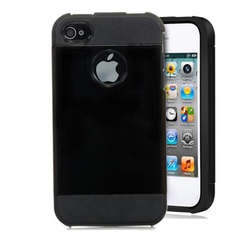 Microsonic Slim Fit Dual Layer Armor Iphone 4 & 4s Kılıf Siyah