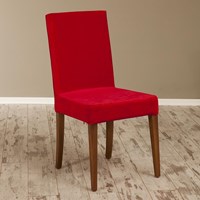 Sanal Mobilya Helen Demonte Sandalye Ceviz Kırmızı V-234 30250870