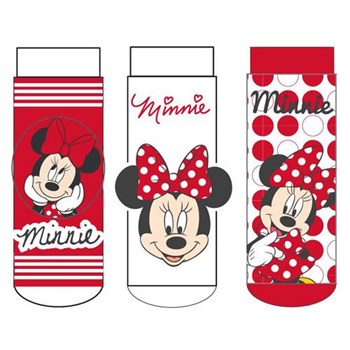 Minnie Mouse Mn4936 3'li Kız Bebek Çorabı Pembe 0 Ay (50-56 Cm) 21502486