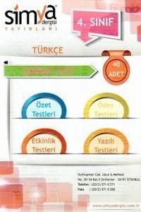 4.Sınıf Türkçe Yaprak Test Simya Dergisi Yayınları (ISBN: 9786051542188)