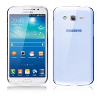 Microsonic Transparent Soft Samsung Galaxy Grand 2 Kılıf Mavi