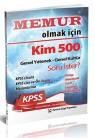 KPSS Memur Olmak Için Kim 500 Soru Ister? 2014 (ISBN: 9786056443893)